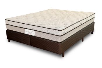 Conjunto Box Viúva Mola Ensacada Pro Soft Bamboo