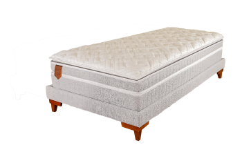Conjunto Box Solteiro King Mola Ensacada Latex Soft Gel