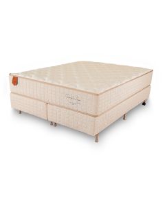 Conjunto Box Viúva Mola Ensacada Pro Latex Gel Sense