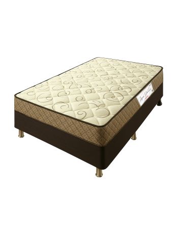 Conjunto Box Solteiro Espuma D28 Água Marinha