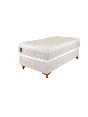 Conjunto Box Solteiro King Mola Ensacada Ouro